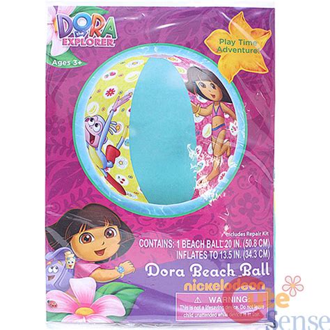 Dora The Explorer Dora and Boots Inflatable Beach Ball 20" Water Play ...