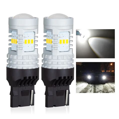 2Pces1400LM T20 7440 W21W WY21W LED Turn Light No Hyper Flash Led Lamp