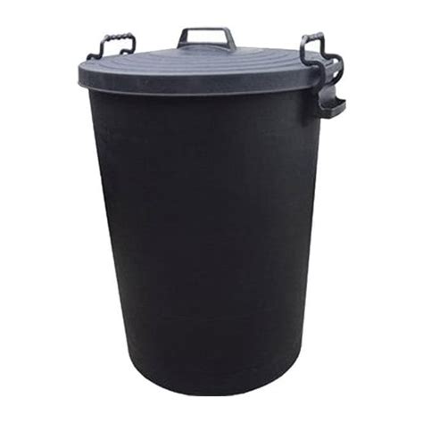 Plastic Dustbin With Clip Lid 85ltr Rsis