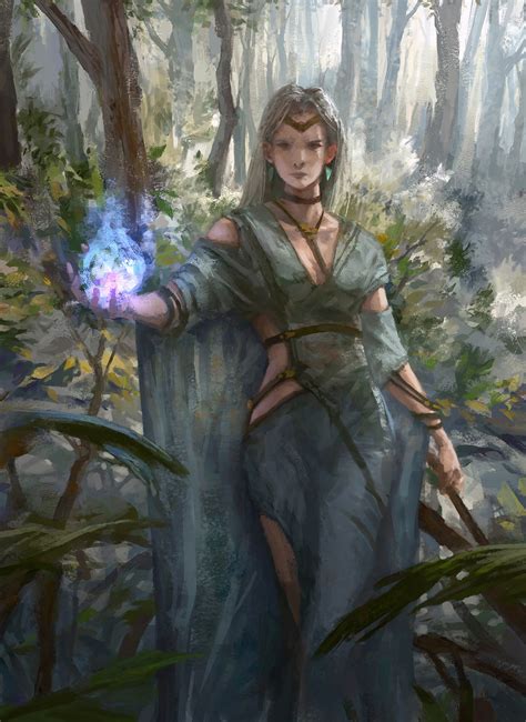 Artstation Forest Mage