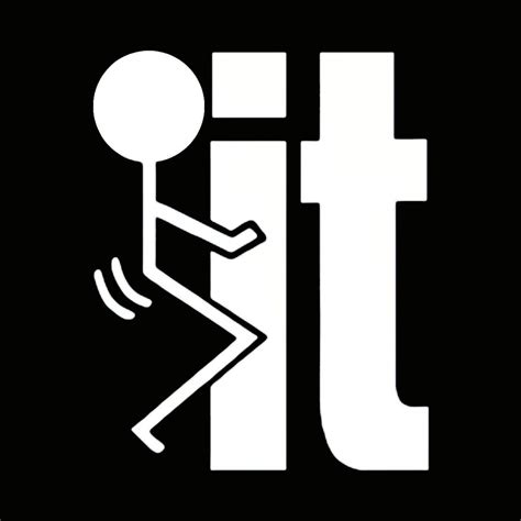 FCK IT Stickman Vinyl Decal For Car Truck Decal Fuck It Decal Fuck It Sticker Truck Decal