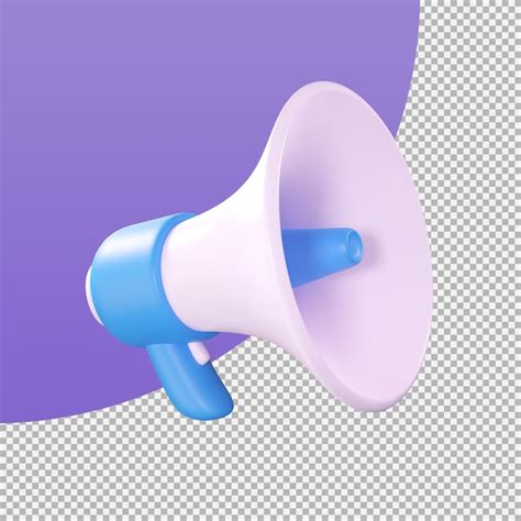 Premium Psd Megaphone Announcement Product Promotion Alert D