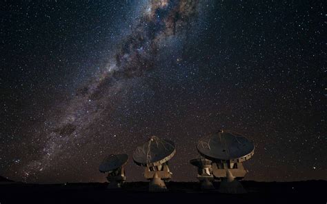 Satellite Array Night MacBook Air Wallpaper Download | AllMacWallpaper