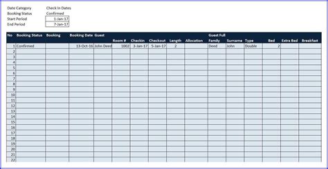 Free Printable Reservation Schedule Template Example Calendar Printable