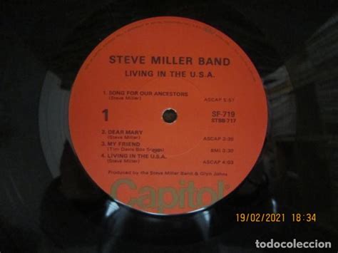 The Steve Miller Band Living In The U S A Lp Comprar Discos Lp