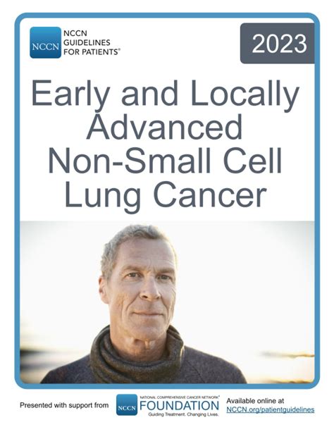 Nccn Guidelines For Patients® Early And Locally Advanced Non Small Cell