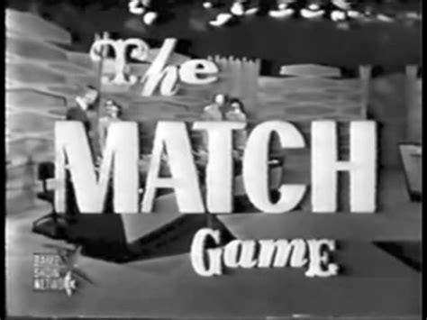 The Match Game 1962