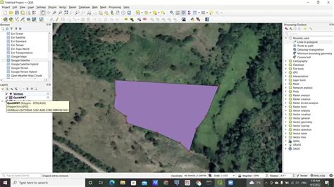 Converting Points To Polygons How To Create Polygons From Point Vertices In Qgis Youtube