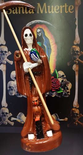 SANTA MUERTE Figura CAFE Bazar Velas Y Cosas