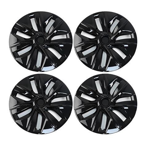 Model Y 19 Oem Upgrade Style Wheel Hub Caps 4 Pcs Teslaunch