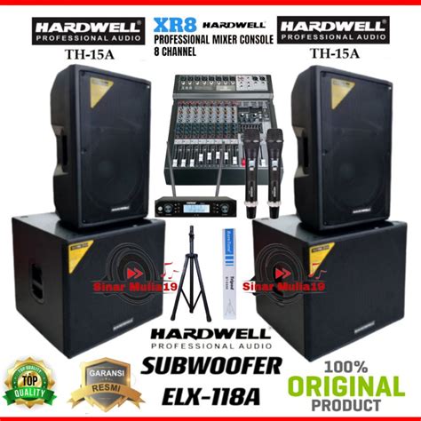 Jual PAKET SOUND SYSTEM OUTDOOR FULL SET HARDWELL ORIGINAL 2 SUBWOOFER