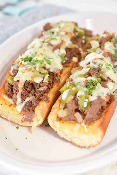 French Garlic Philly Cheesesteak Bread Sweet Pea S Kitchen