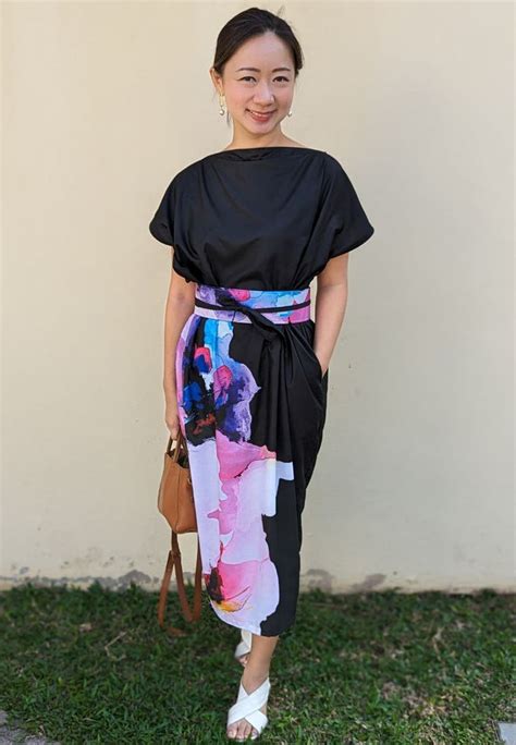 Ripple Midi Kimono Dress Ans Ein