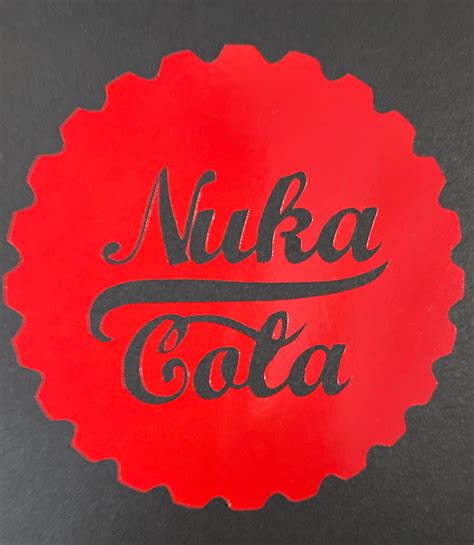 Fallout Nuka Cola Bottle Cap Vinyl Sticker Decal Etsy