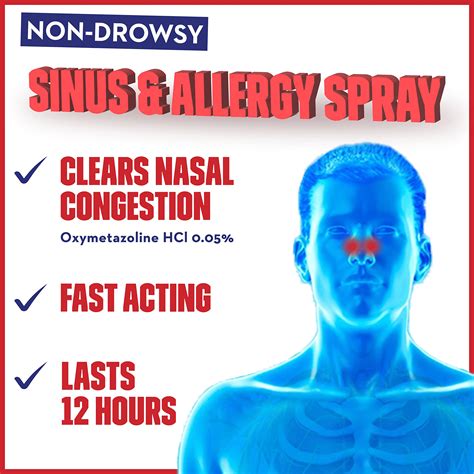 Mucinex Sinus Max Nasal Spray For Sinus And Allergy 75 Oz Bottle Fast Acting And Fragrance Free