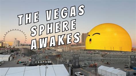 The Vegas Sphere Emoji Face Wakes Up With All Of Vegas Locals Every