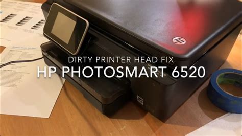 HP Photosmart 6520 Printhead Fix YouTube