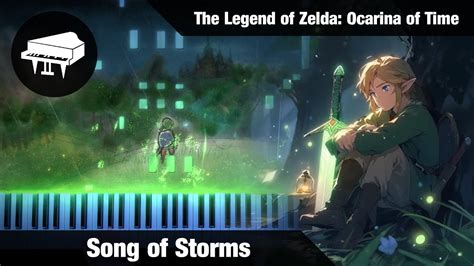 The Legend Of Zelda Ocarina Of Time Song Of Storms Piano Cover