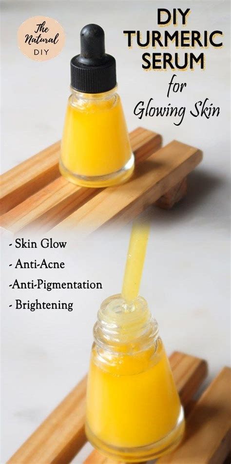 Diy Turmeric Serum Clear And Glowing Skin The Natural Diy Natural