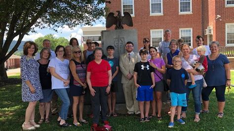 Declaration of Independence reading at the Catoosa County Courthouse