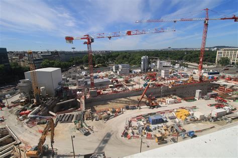 Les Travaux De La Future Gare De La Porte Maillot En Images Au Lundi 18