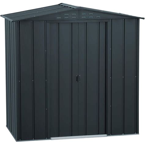 Caseta Cobertizo Metal Jardin Top Shed X Gris Duramax Brico Dep T