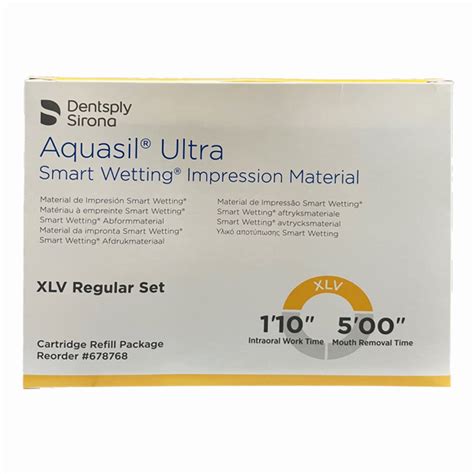 Aquasil Ultra XLV Extra Low Viscosity Regular Set 4 50 Ml