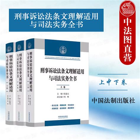 正版 2023新刑事诉讼法条文理解适用与司法实务全书三卷本刑事诉讼法司法解释检察官刑事律师公安机关办案人员法律实务法制虎窝淘