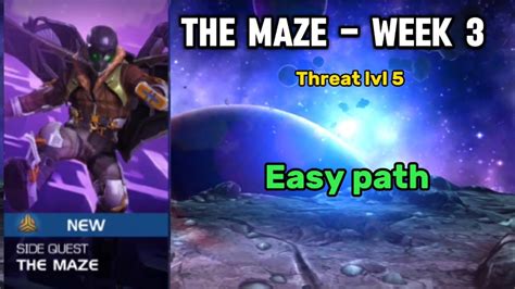 Mcoc The Maze Week 3 Threat Level 5 April 2024 Side Quest Marvel Contest Of Champions