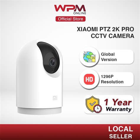 Global Version Xiaomi PTZ Pro 2K CCTV Camera MJSXJ06CM 3MP 360 Degree