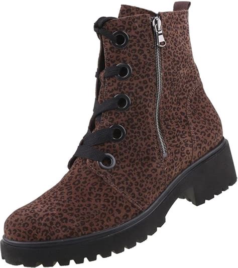 Waldl Ufer Damen Stiefelette Weite H Braun Amazon De Fashion