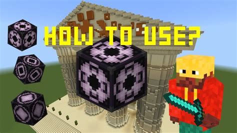 How To Use Structure Blocks Minecraft Youtube