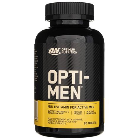 Optimum Nutrition Opti-Men (Multivitamin for Active Men) - 90 Tablets | Medpak | Reviews on Judge.me