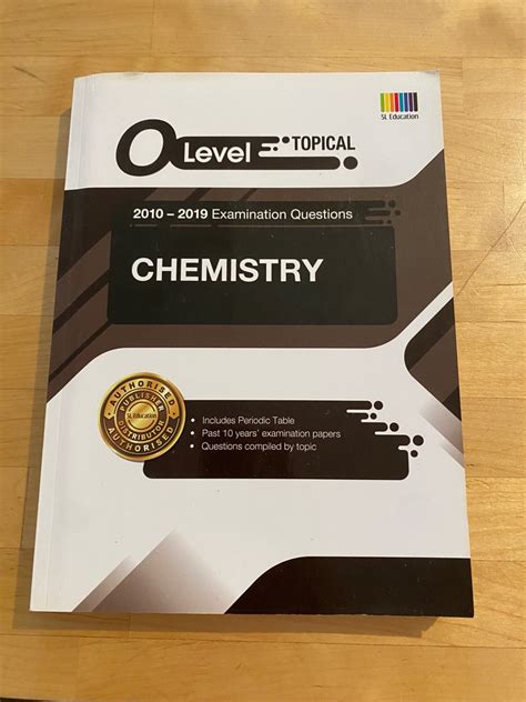 O Level Pure Chemistry Topical Tys Hobbies Toys Books