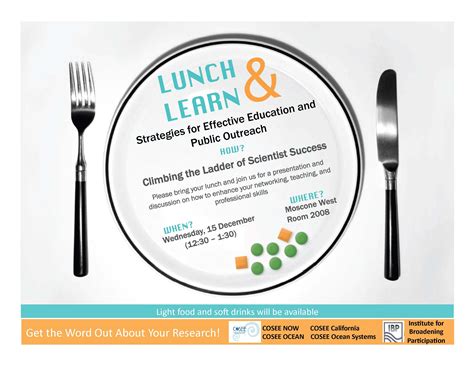 Lunch & Learn Flyer | Word template