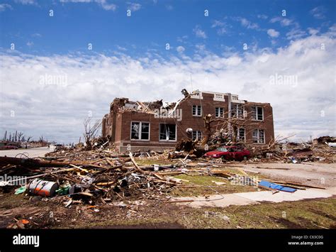 A Building Destroyed By An Ef 5 Tornado In Joplin Missouri May 25