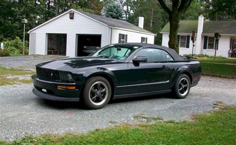 Black 2005 Ford Mustang Convertible