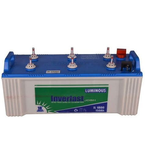 Luminous IL1800 Inverlast Josh Tubular Battery 150 Ah At Rs 16000 In