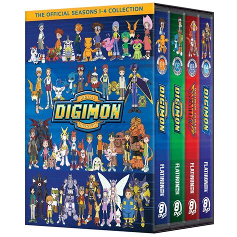 Digimon Digital Monster The Complete Series Seasons 1 4 DVD Box Set