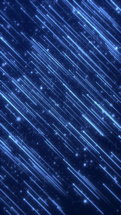 Vertical Video Abstract Background Animation With Icy Glittering Particles And Glowing Blue