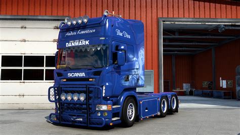 Scania Rjl 5s Anders Lauritzen Blue Diva Skin