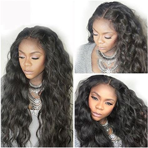 8A Brazilian Wet And Wavy Full Lace Human Hair Wigs For Black Women