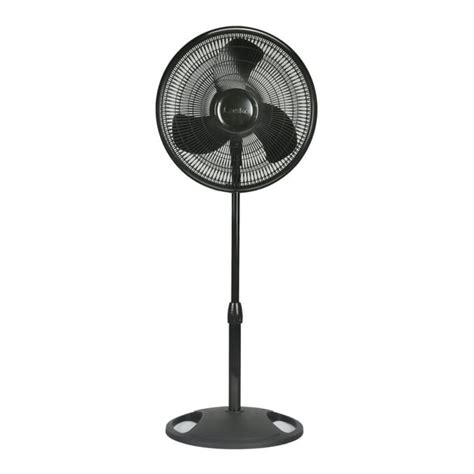 Lasko 16 Oscillating Pedestal Stand 3 Speed Fan Model S16500 Black