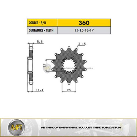 For Ktm Egs Enduro Front Drive Sprocket Sunstar