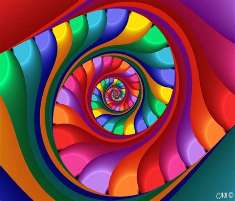 Archimedes Spiral | Fractal art, Colorful art, Art