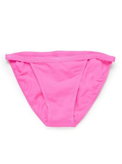 Victoria S Secret String Bikini Panty In Pink Timeless Pink Lyst