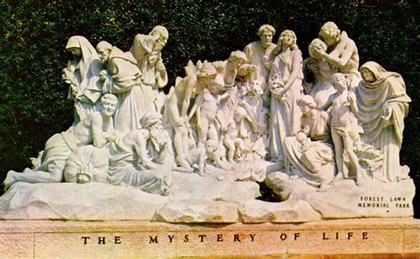 Largest Sculptured Group Forest Lawn Memorial Park Glendale Ca Vintage Postcard United States