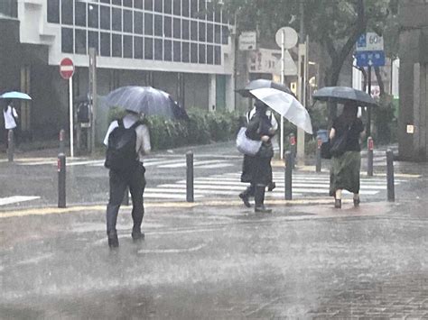 関東甲信に線状降水帯、神奈川でも激しい雨 土砂災害警戒 台風13号 カナロコ By 神奈川新聞