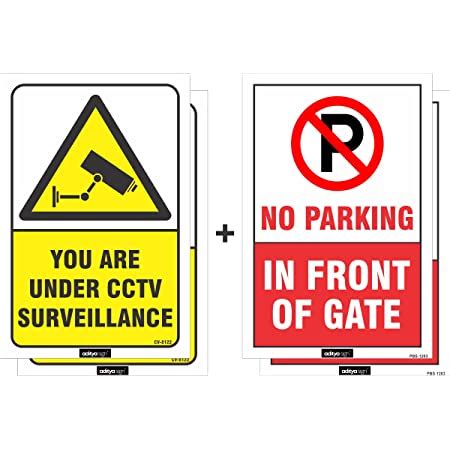 Amazing Sign You Are Under Cctv Surveillance Sign Board Set Of