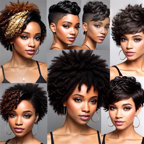 Cabelos Curtos E Afros - Penteados para cabelos curtos e cabelos afro